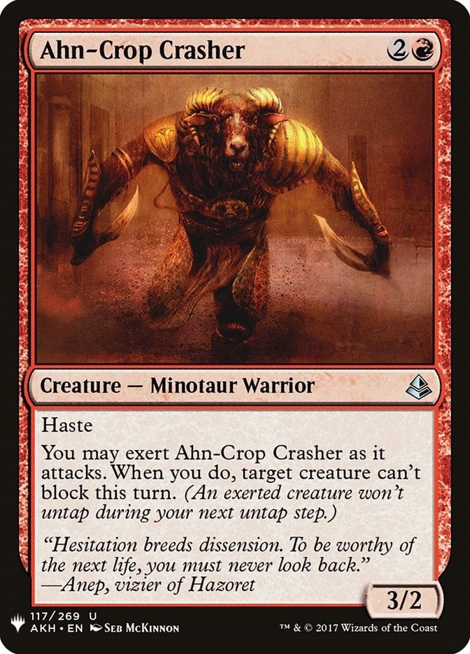 Ahn-Crop Crasher (117) [LIST] - MTG Single