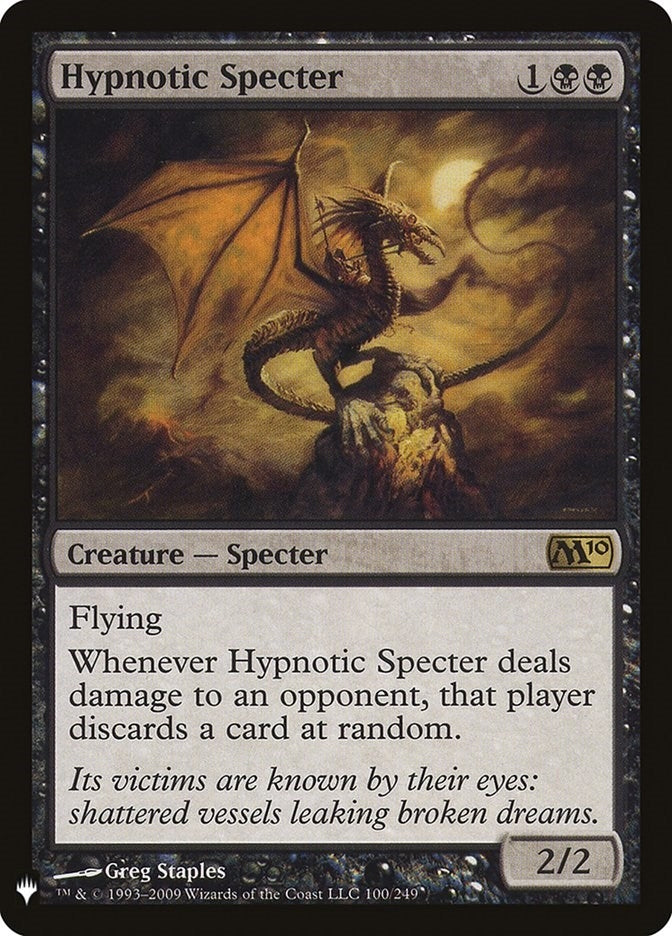 Hypnotic Specter (100) [LIST] - MTG Single