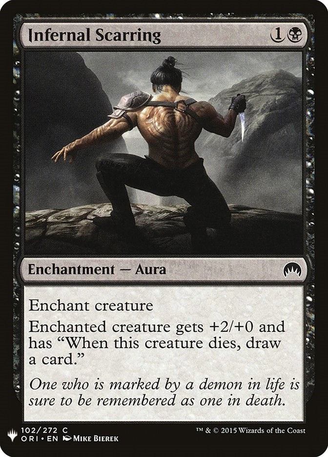 Infernal Scarring (102) [LIST] - MTG Single