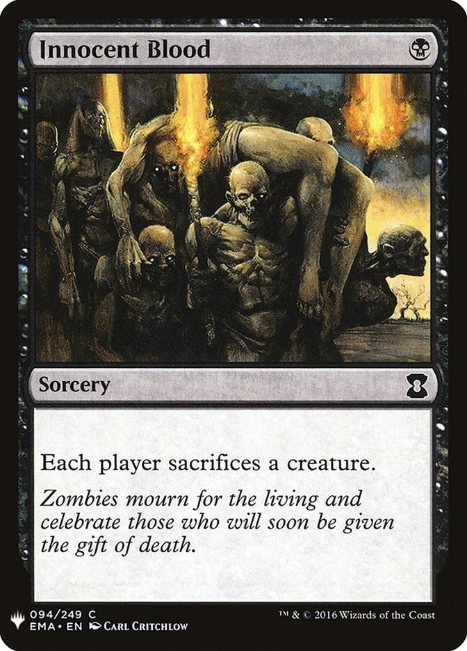 Innocent Blood (94) [LIST] - MTG Single
