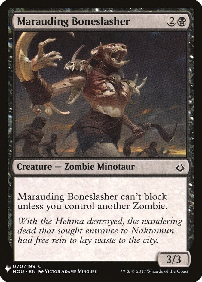 Marauding Boneslasher (70) [LIST] - MTG Single