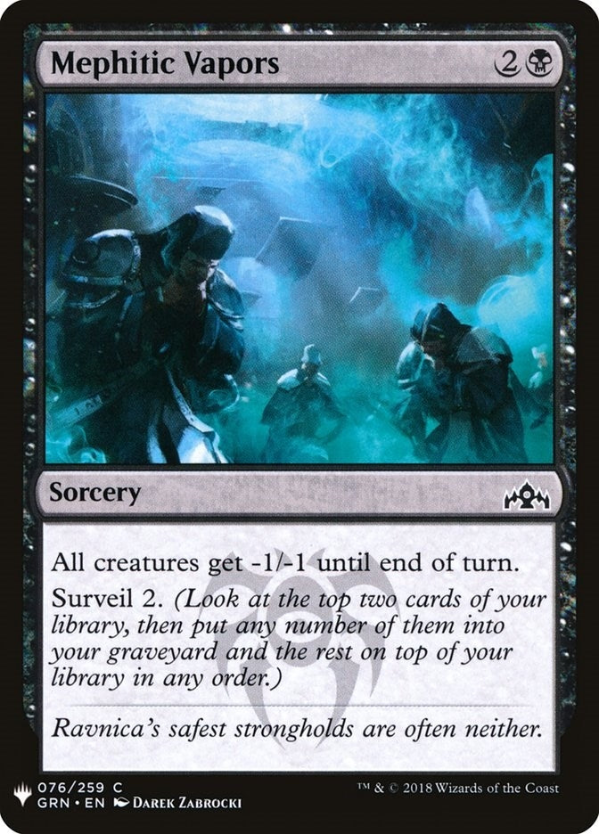 Mephitic Vapors (76) [LIST] - MTG Single