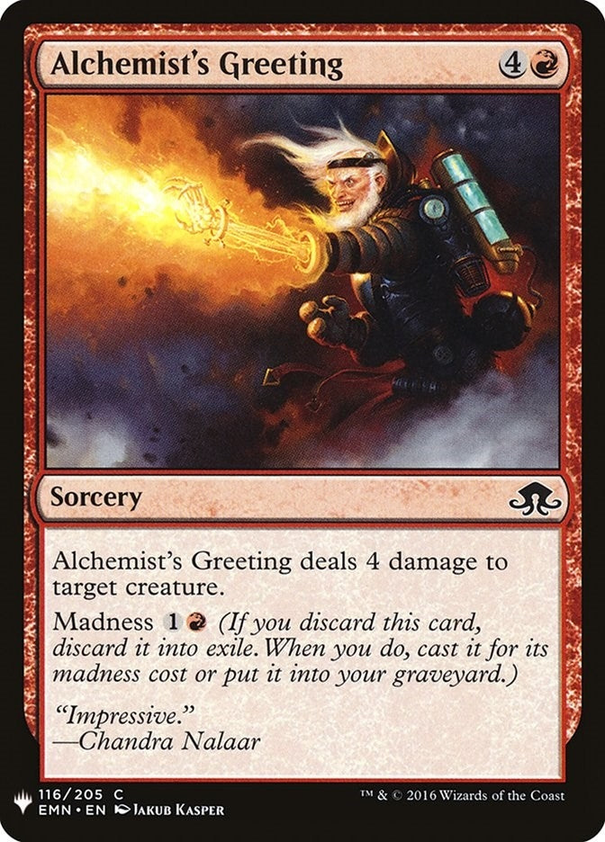 Alchemist’s Greeting (116) [LIST] - MTG Single