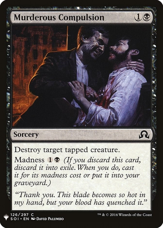 Murderous Compulsion (126) [LIST] - MTG Single