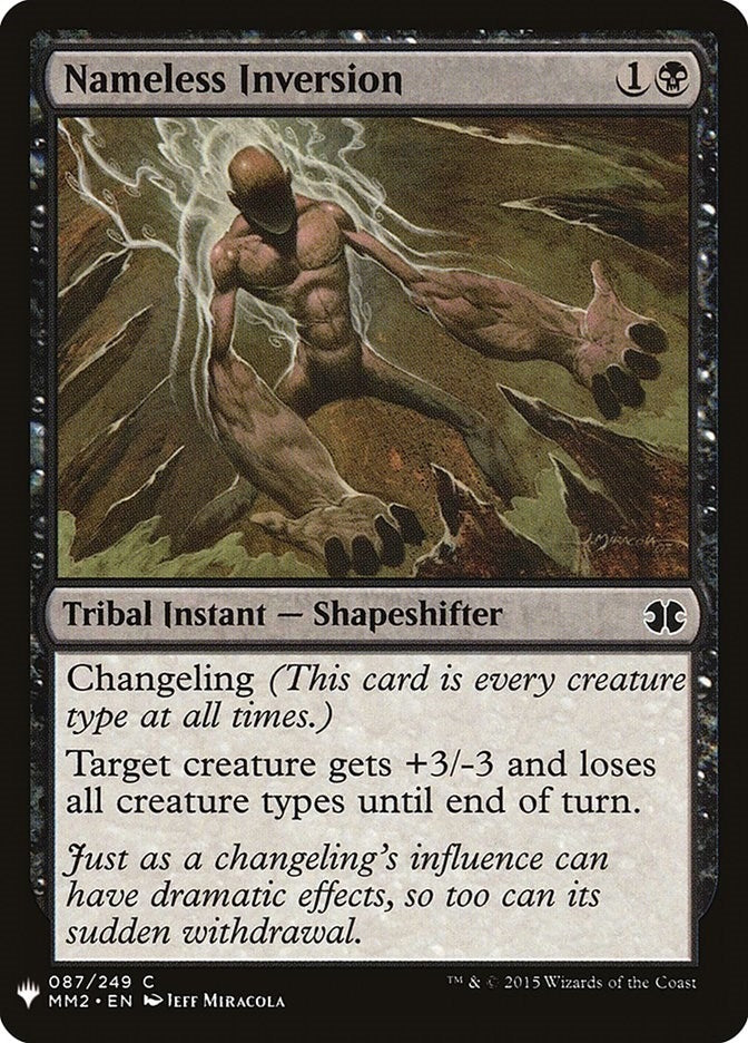 Nameless Inversion (87) [LIST] - MTG Single