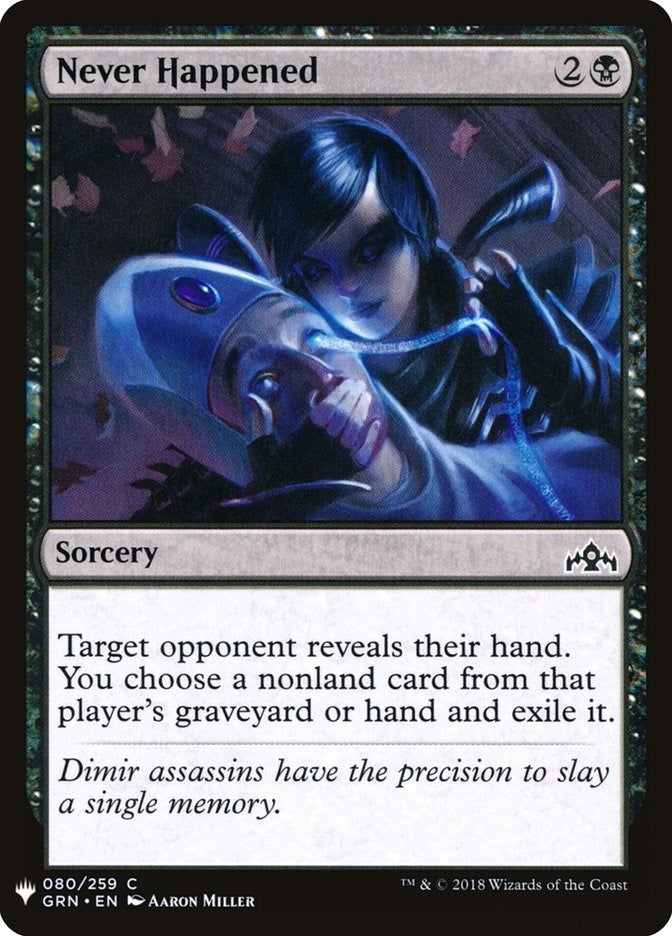 Never Happened (80) [LIST] - MTG Single