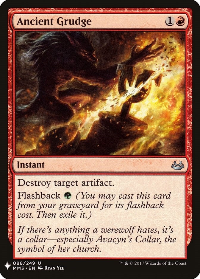 Ancient Grudge (88) [LIST] - MTG Single