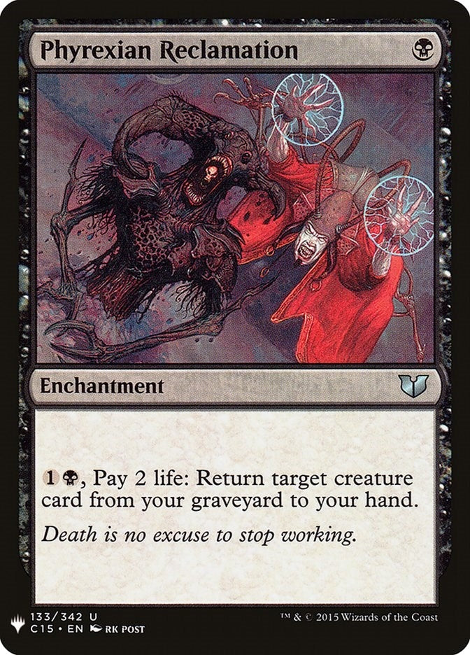 Phyrexian Reclamation (133) [LIST] - MTG Single