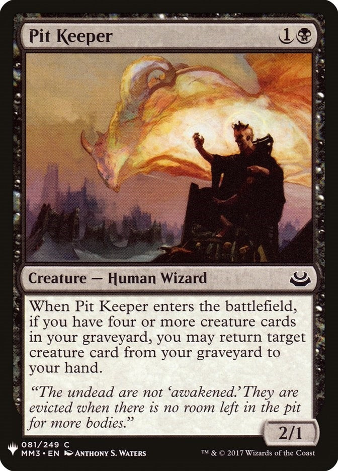 Pit Keeper (81) [LIST] - MTG Single