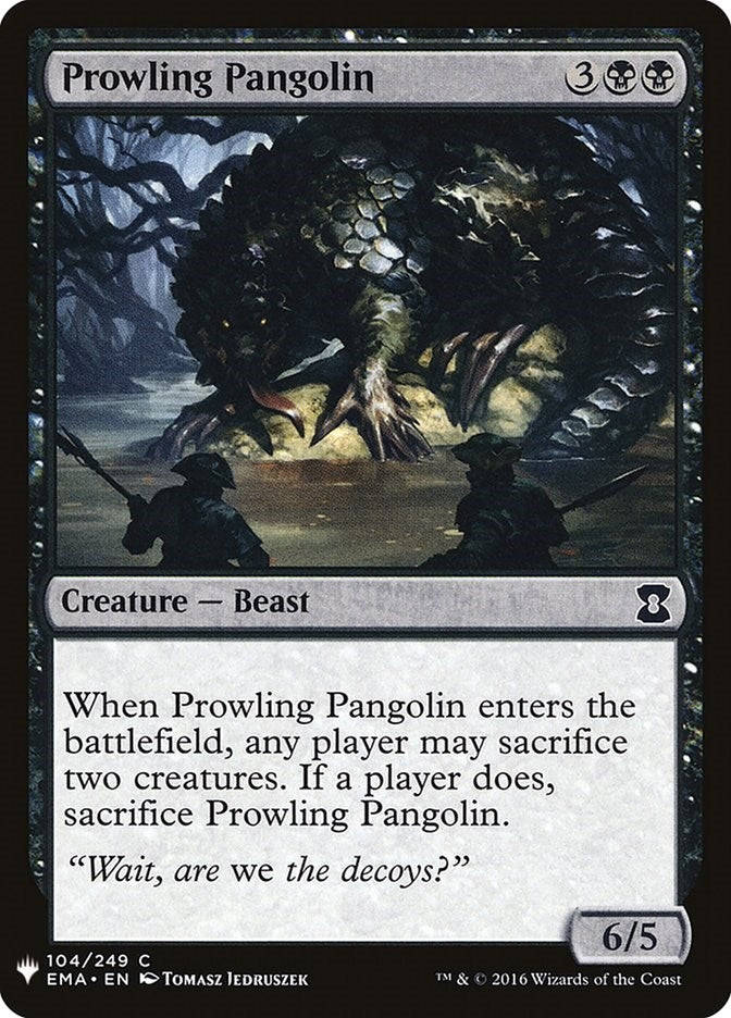 Prowling Pangolin (104) [LIST] - MTG Single