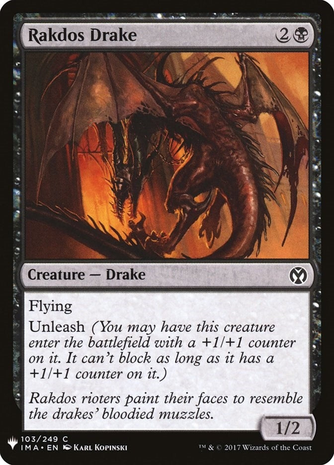 Rakdos Drake (103) [LIST] - MTG Single