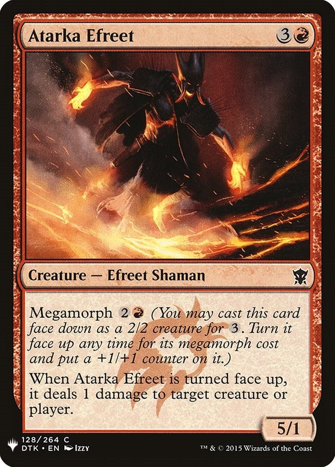 Atarka Efreet (128) [LIST] - MTG Single