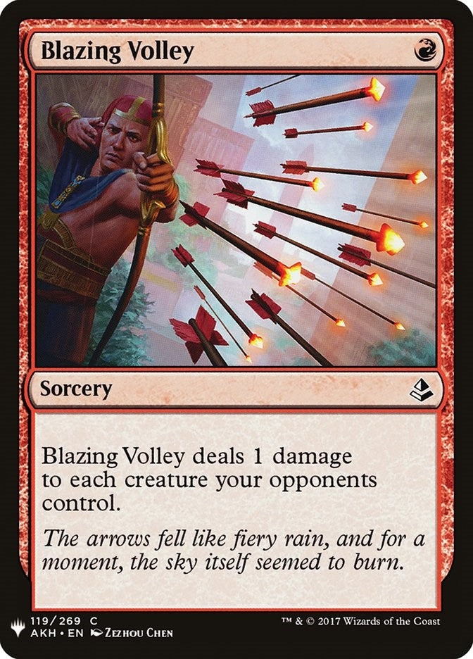 Blazing Volley (119) [LIST] - MTG Single