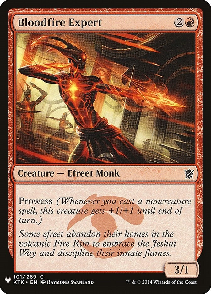 Bloodfire Expert (101) [LIST] - MTG Single