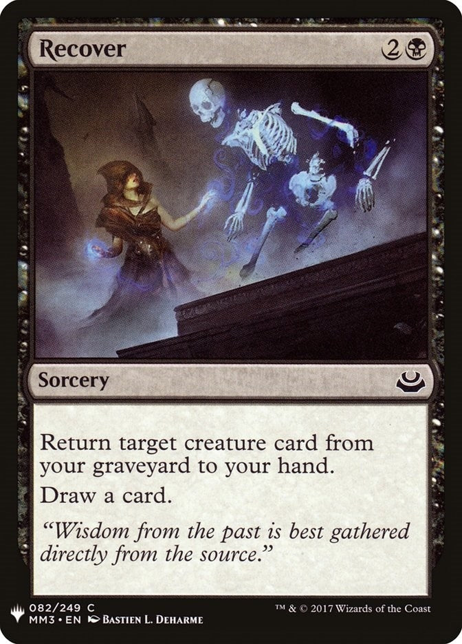 Recover (82) [LIST] - MTG Single