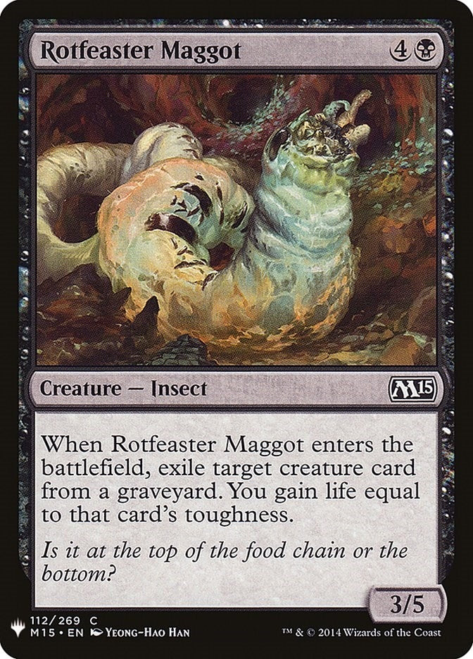 Rotfeaster Maggot (112) [LIST] - MTG Single