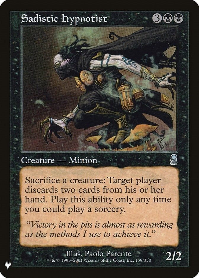 Sadistic Hypnotist (159) [LIST] - MTG Single
