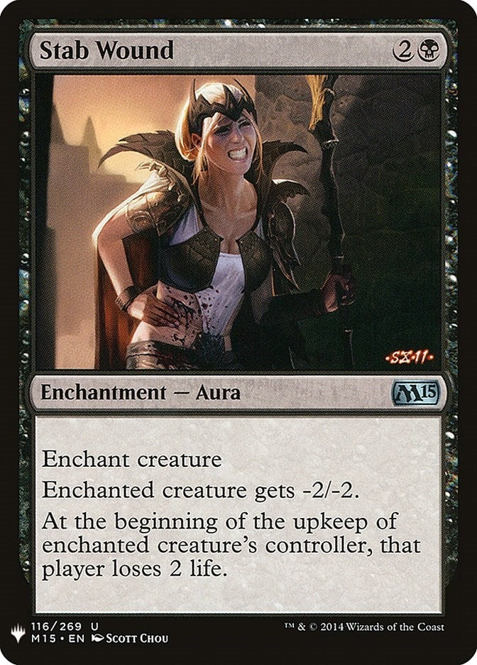 Stab Wound (116) [LIST] - MTG Single