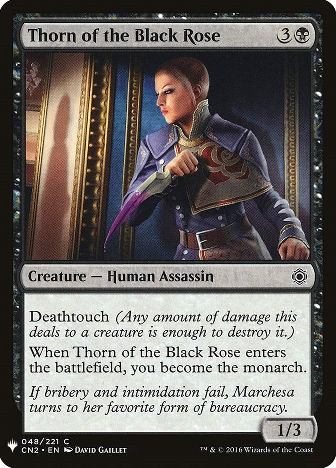 Thorn of the Black Rose (48) [LIST] - MTG Single