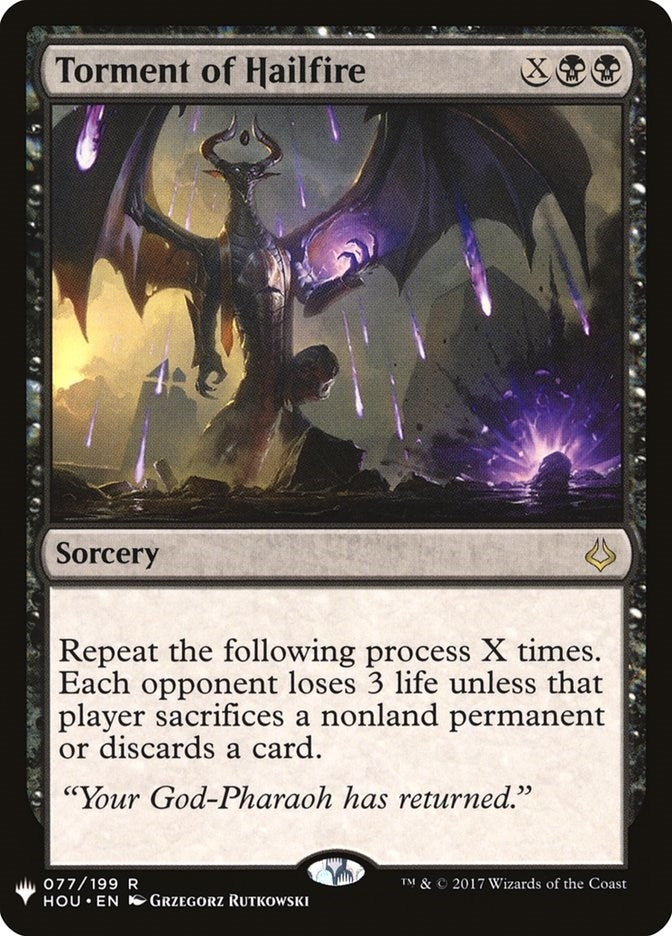 Torment of Hailfire (77) [LIST] - MTG Single
