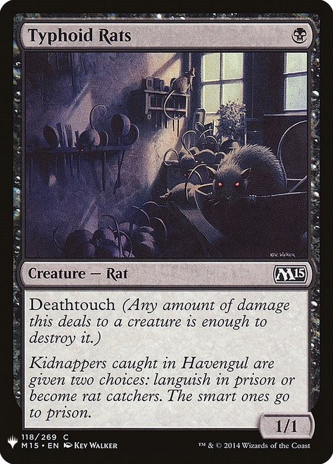 Typhoid Rats (118) [LIST] - MTG Single