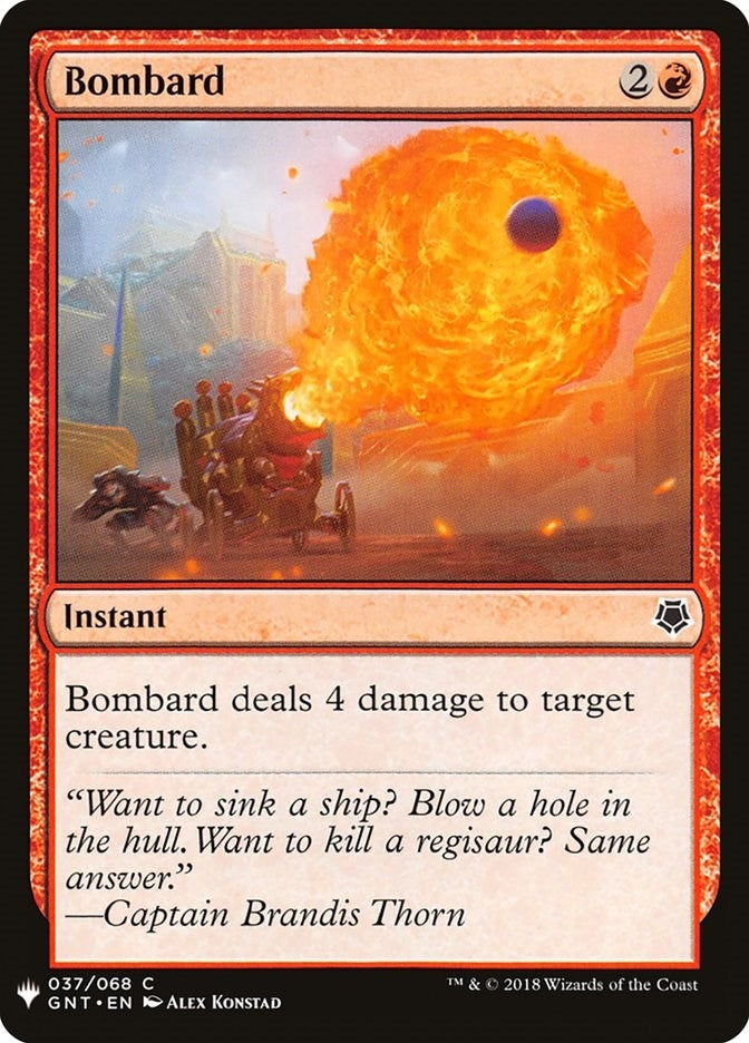 Bombard (37) [LIST] - MTG Single