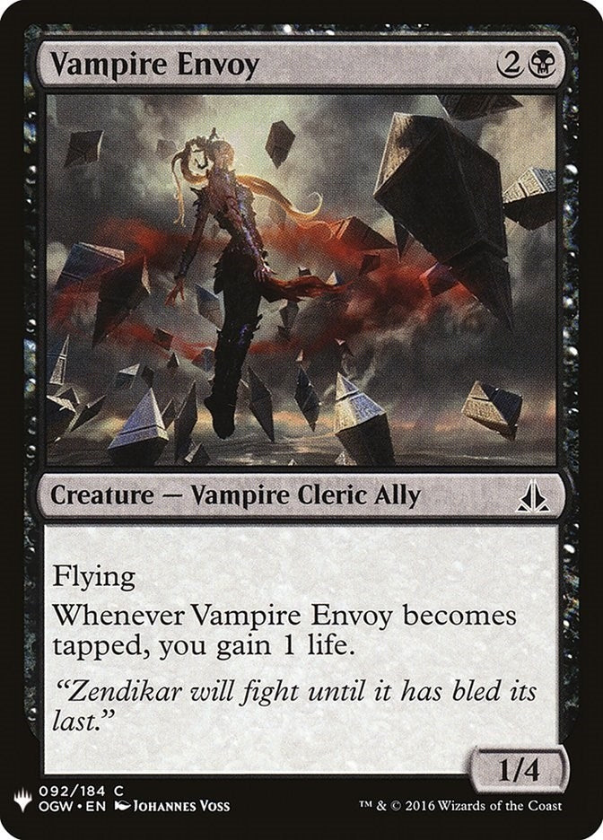 Vampire Envoy (92) [LIST] - MTG Single