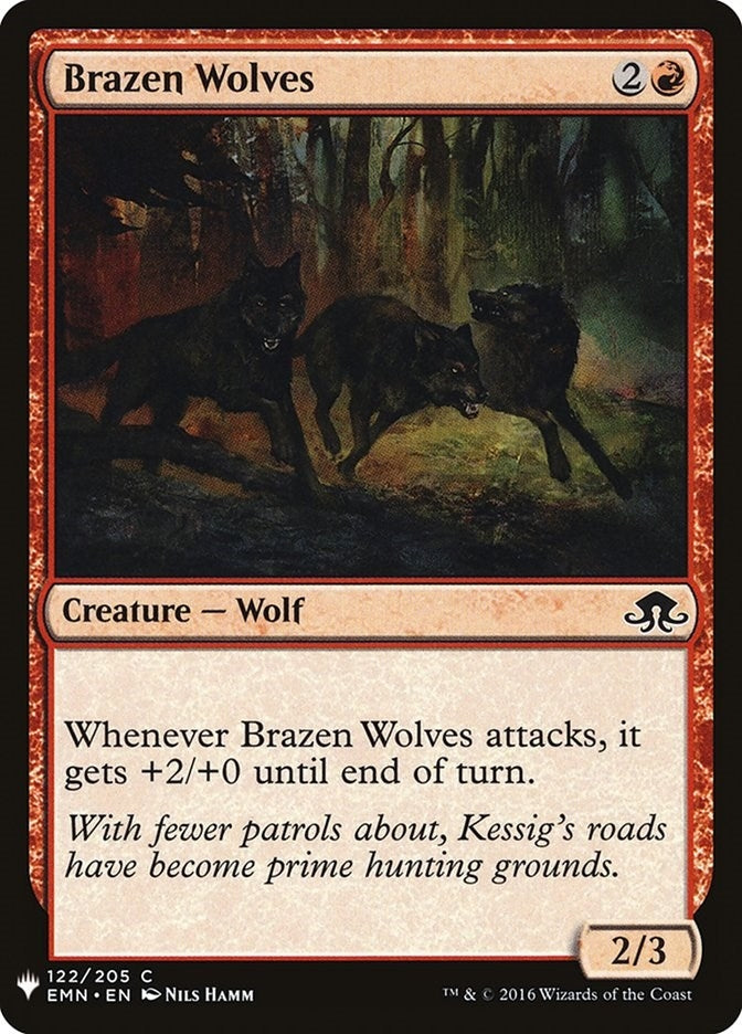 Brazen Wolves (122) [LIST] - MTG Single