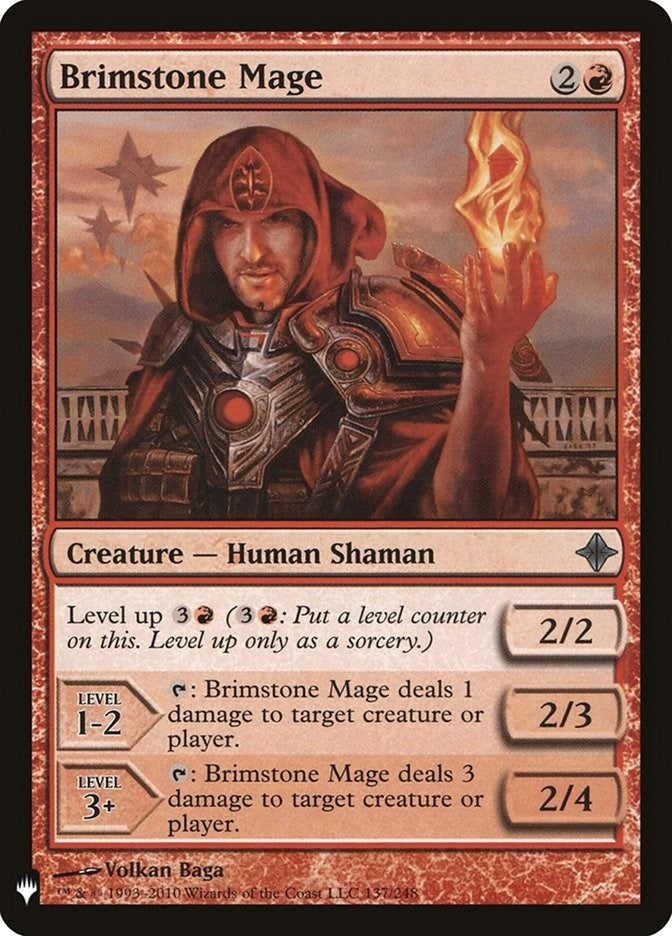 Brimstone Mage (137) [LIST] - MTG Single