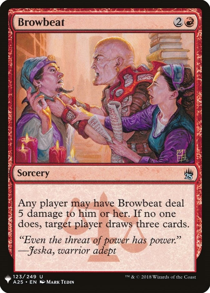 Browbeat (123) [LIST] - MTG Single