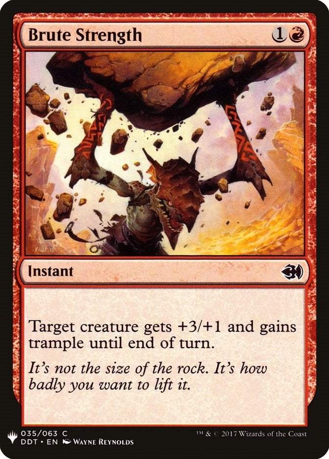 Brute Strength (35) [LIST] - MTG Single