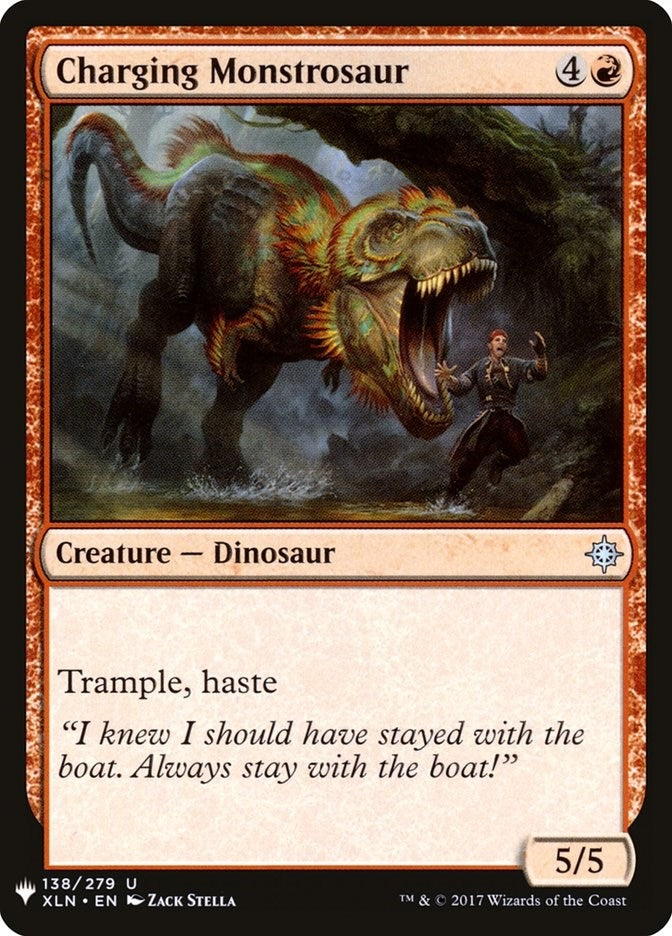 Charging Monstrosaur (138) [LIST] - MTG Single