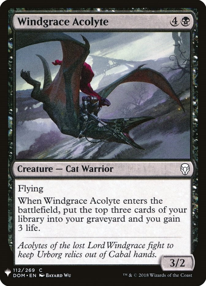 Windgrace Acolyte (112) [LIST] - MTG Single