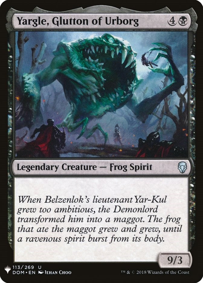 Yargle Glutton of Urborg (113) [LIST] - MTG Single