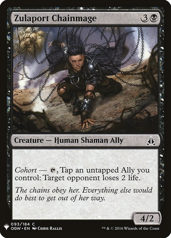 Zulaport Chainmage (93) [LIST] - MTG Single