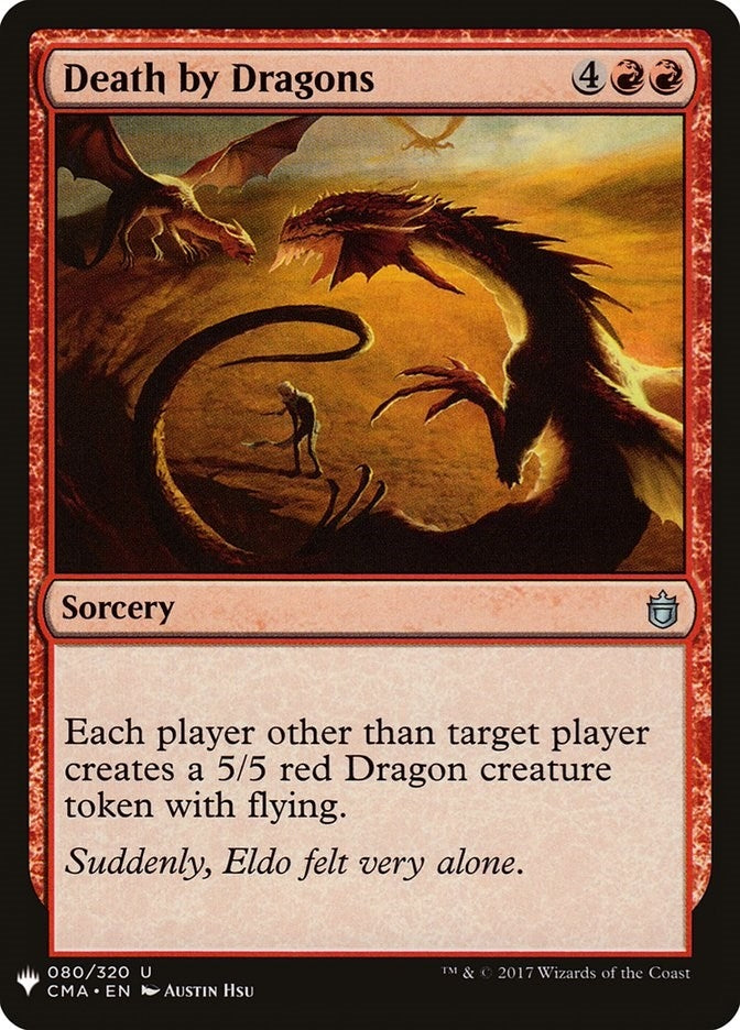 Death by Dragons (80) [LIST] - MTG Single