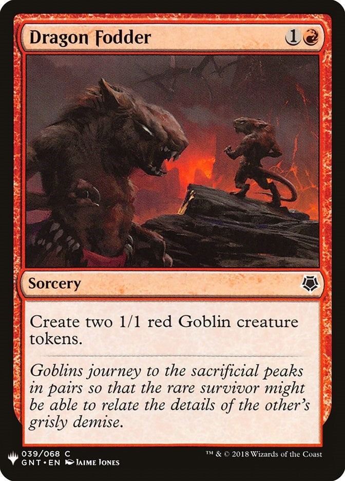 Dragon Fodder (39) [LIST] - MTG Single