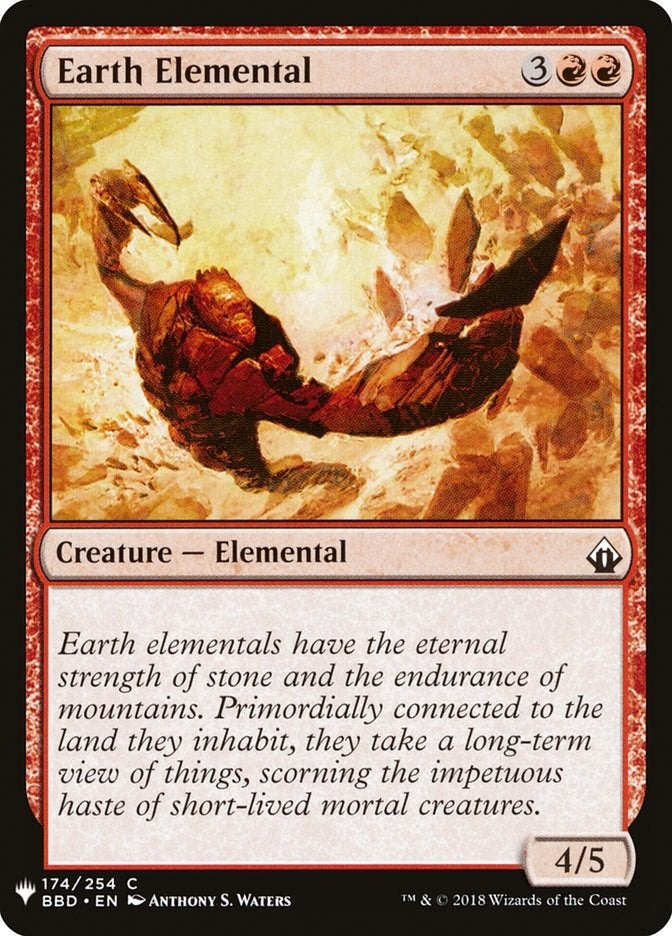 Earth Elemental (174) [LIST] - MTG Single