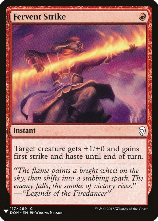 Fervent Strike (117) [LIST] - MTG Single