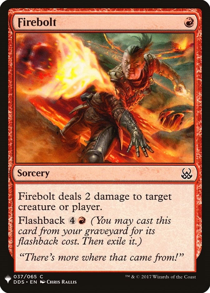 Firebolt (37) [LIST] - MTG Single