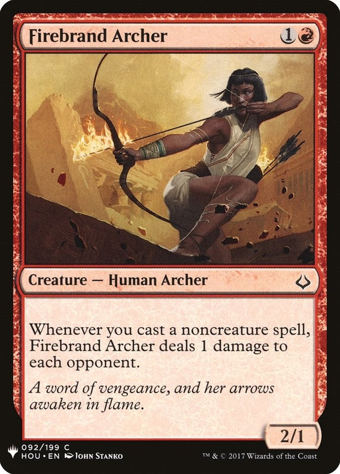 Firebrand Archer (92) [LIST] - MTG Single