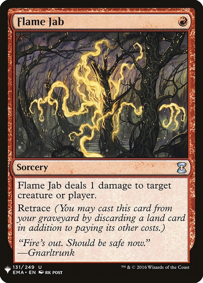 Flame Jab (131) [LIST] - MTG Single
