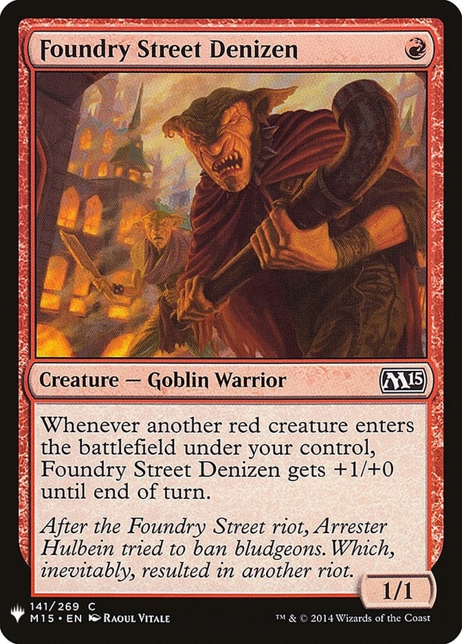 Foundry Street Denizen (141) [LIST] - MTG Single