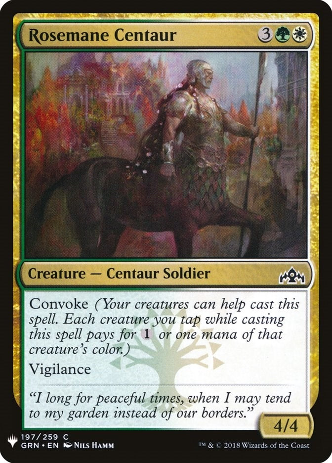 Rosemane Centaur (197) [LIST] - MTG Single