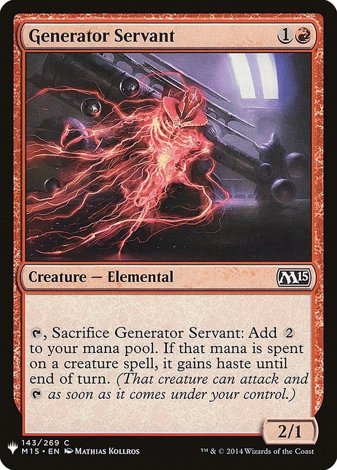 Generator Servant (143) [LIST] - MTG Single