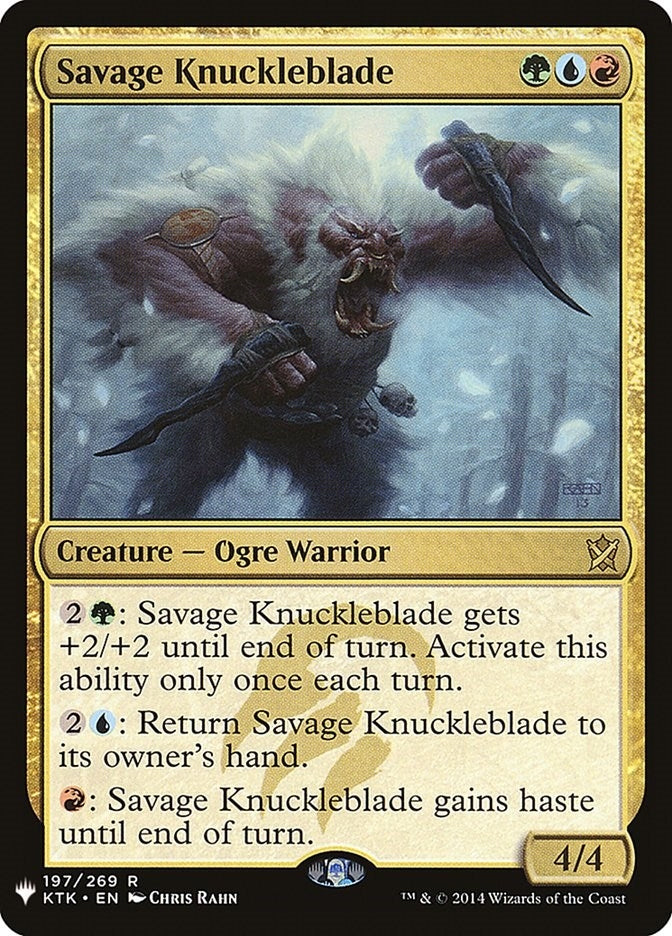 Savage Knuckleblade (197) [LIST] - MTG Single