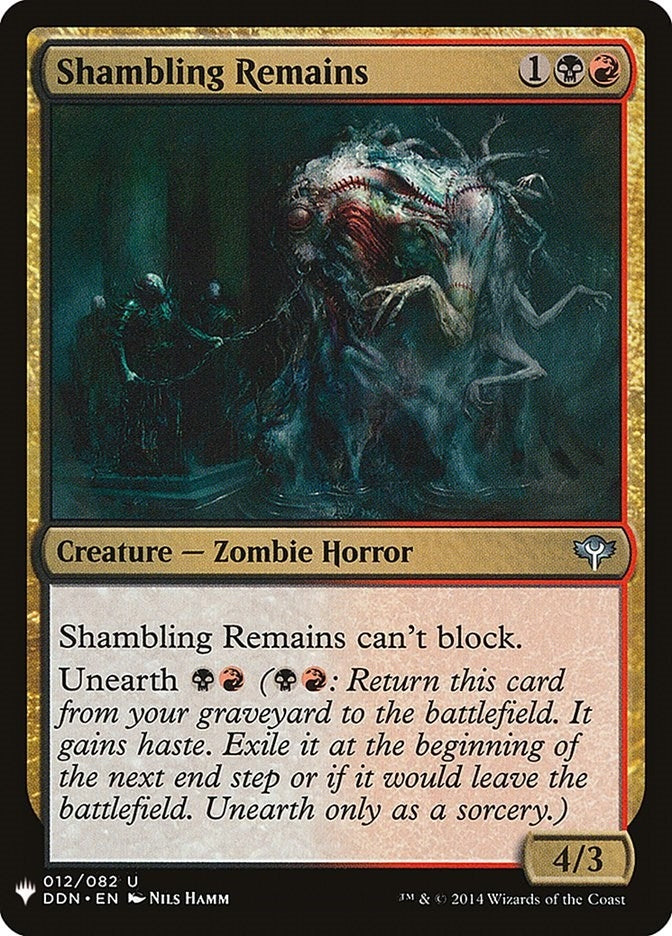 Shambling Remains (12) [LIST] - MTG Single