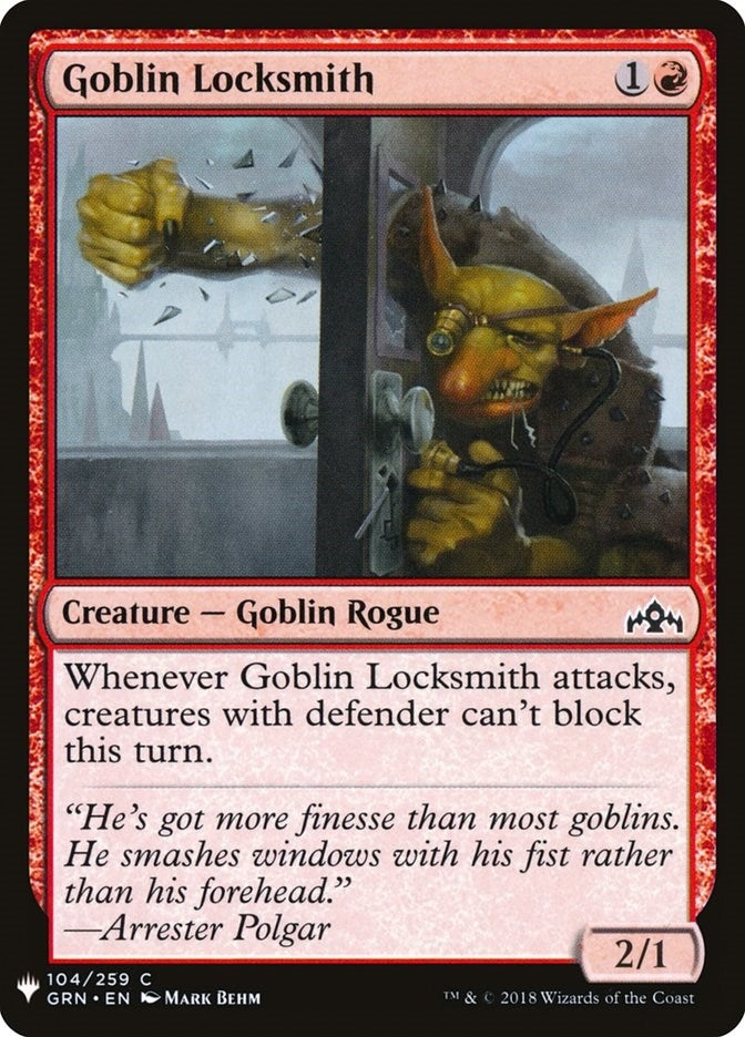 Goblin Locksmith (104) [LIST] - MTG Single