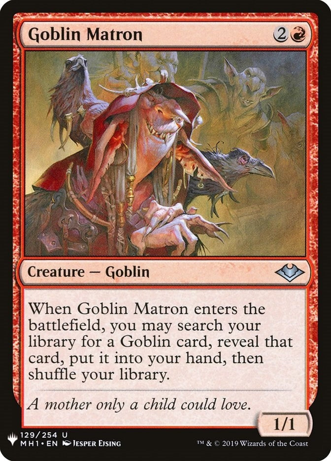 Goblin Matron (129) [LIST] - MTG Single