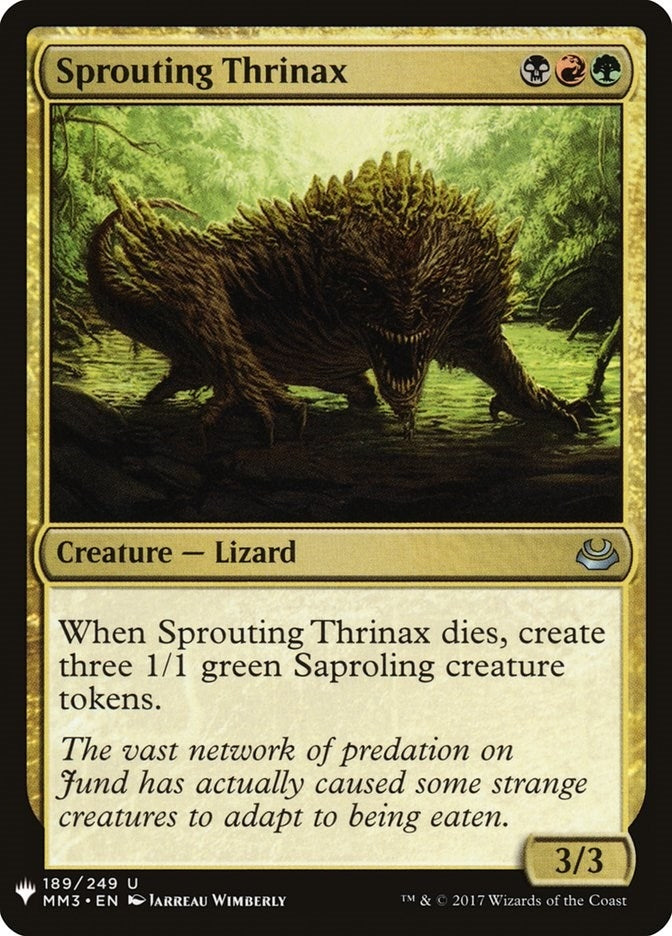 Sprouting Thrinax (189) [LIST] - MTG Single